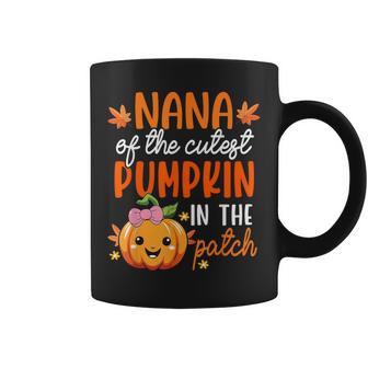 Nana Of The Cutest Pumpkin In The Patch Thanksgiving Coffee Mug - Monsterry