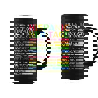 National Latino Countries Flag Hispanic Heritage Month 2024 Coffee Mug | Mazezy