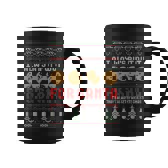 Naughty I Always Put Out For Santa Christmas Ugly Sweater Coffee Mug - Thegiftio