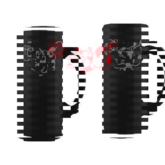 Nerdy Polyhedral D20 Dice Set For Cat Lovers Geeky Graphic Print Coffee Mug - Monsterry