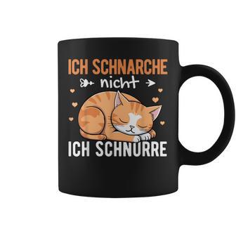 Nightdress Ich Schnarche Nicht Ich Schnurre Katzen Ich Schn Tassen - Geschenkecke