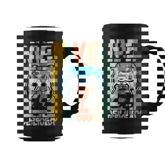 Nivel 44 Desbloqueado Gamer 44 Años 44 Cumpleaños Taza de café - Regaloses