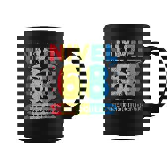 Nivel 68 Desbloqueado 68 Aniversario De Boda 68 Años Taza de café - Regaloses