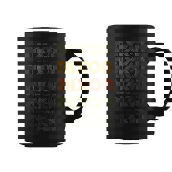 Nixon Corazón Amor Estilo GrungeVintage Negro Nixon Taza de café - Regaloses