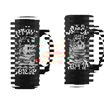 North Pole Book Club Hot Cocoa Bookworms Christmas Coffee Mug - Thegiftio
