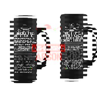 North Pole Correctional Arson Matching Family Christmas 2024 Coffee Mug - Thegiftio