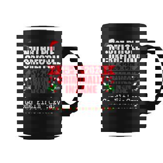 North Pole Correctional Christmas Criminally Insane Gone Elf Coffee Mug - Thegiftio UK