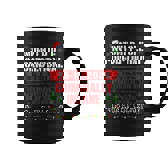 North Pole Correctional Criminally Insane Gone Elfin' Crazy Coffee Mug | Seseable UK