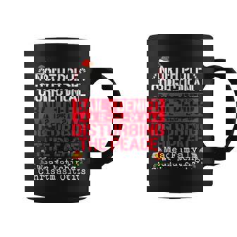 North Pole Correctional Disturbing Peace Wear Matching Coffee Mug - Thegiftio