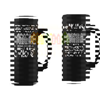 Noruega Bergen Bryggen Arquitectura Noruega Oslo Retro Taza de café - Regaloses