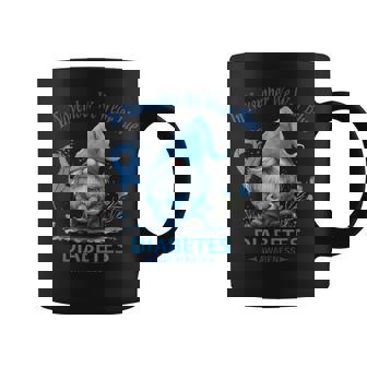 In November We Wear Blue Gnomes Diabetes Awareness Coffee Mug - Monsterry
