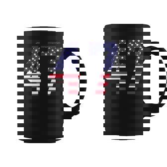Number 47 American Flag Patriotic Sports Team Numbered Coffee Mug - Thegiftio UK