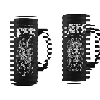 Obra De Arte De Ángel Caído Lucifer Taza de café - Regaloses