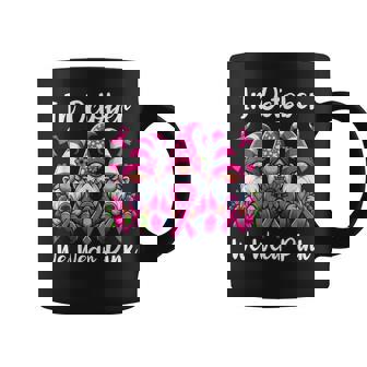 In October We Wear Pink Ribbon Gnomes Breast Cancer Coffee Mug - Thegiftio UK