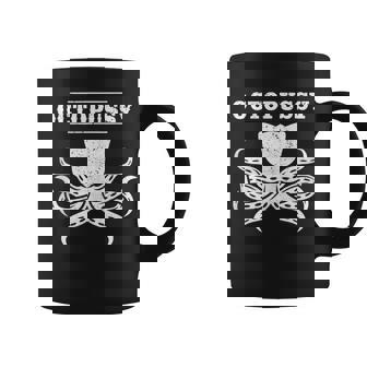 Octopussy Cat Funny Kraken For a Octo Lover Octopus Tank Top Graphic Print Coffee Mug - Monsterry