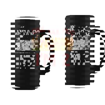 Oink Baa Moo Im 2 Birthday Two Year Old Farm Theme 2Nd Bday Coffee Mug - Seseable