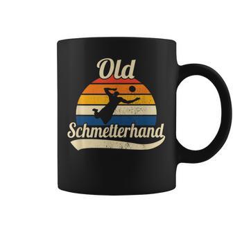 Old Butterhand Retro Beacholleleyball S Tassen - Geschenkecke