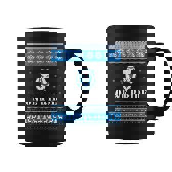One Pride Lions Head Ugly Christmas Sweater Coffee Mug - Thegiftio UK