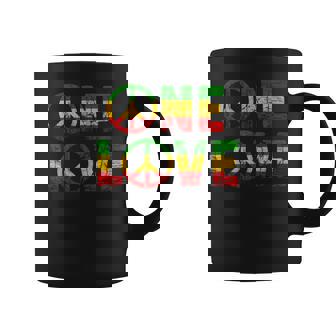 One Pride Love Rastafarian Hippie Jamaica Roots Rasta Reggae Coffee Mug | Seseable CA