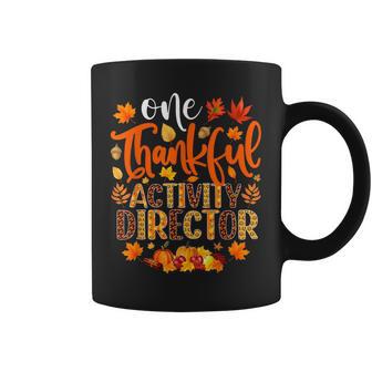 One Thankful Activity Director Thanksgiving Coffee Mug | Seseable UK