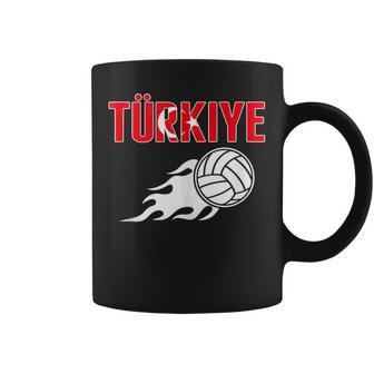 Orgulloso Türkiyeoleibol Fans Jersey Orgullo Bandera Turquía Spor Sin Mangas Taza de café - Regaloses
