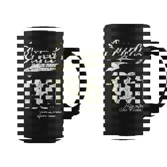 Original 1961 Edición Limitada Cumpleaños 63 Años Taza de café - Regaloses