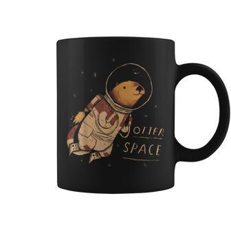 Otter Space Space Otter Otter Word Cute Otter Tassen - Geschenkecke