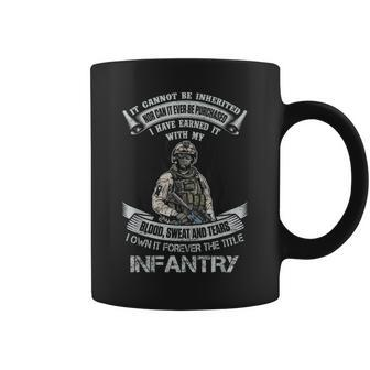 Own Forever The Title Infantry Us Veteran Military Coffee Mug - Monsterry CA