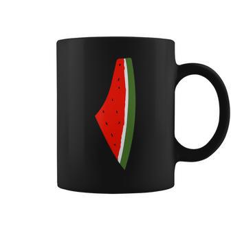 Palestine Watermelon Watermelon Palestine Map Tassen - Geschenkecke