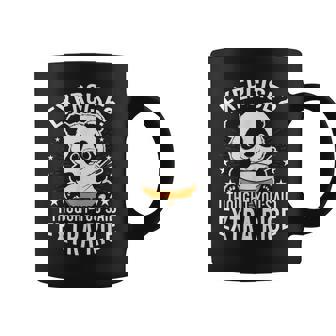 Panda Exercise I Thought You Said Extra Rice Gym Graphic Print Coffee Mug - Monsterry