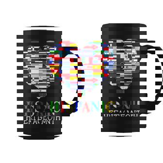 Hispanic Heritage Month All Countries Flag Coffee Mug - Monsterry