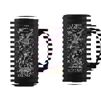 Pas Peur Des Défis Motivation Angel Warrior Tasse - Cadeauxyz