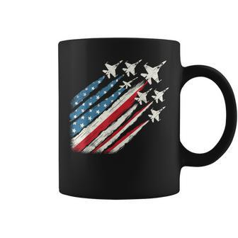 Patriotic Usa Fighter Jets 4Th Of July Coffee Mug - Monsterry CA