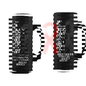 Pcv My Niece's Fight Is My Fight Polycythemia Vera Awareness Coffee Mug - Monsterry
