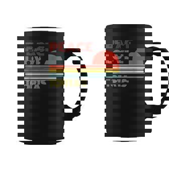 Peace Love Tortas Retro Vintage Coffee Mug - Monsterry