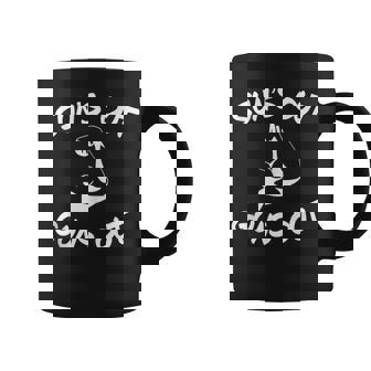 Personal Trainer Bodybuilding Workout Summer Beach Muscles Coffee Mug - Monsterry