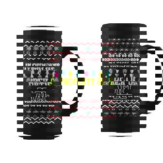 Personalized First Name Abel Ugly Christmas Sweater Coffee Mug | Seseable UK