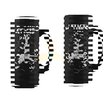 Physical Education PE Teacher Rock Paper Scissor Graphic Print Coffee Mug - Monsterry