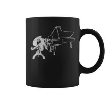 Pianiste Pieuvre Jouant Du Piano Tasse - Cadeauxyz