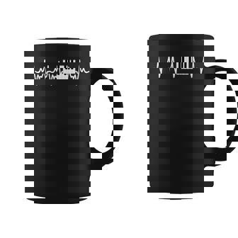 Piano Latido Del Corazón Regalo Jugador Musical Taza de café - Regaloses