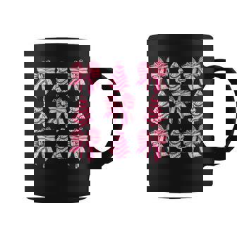 Pink Christmas Tree Cake Trendy Coquette Bow Christmas Women Coffee Mug - Thegiftio