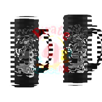 Pirate Life 4 Me 4Th Birthday Party Four Years Old Kid Boys Coffee Mug - Monsterry