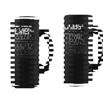 Plumber Man Myth The Legend Coffee Mug - Thegiftio UK