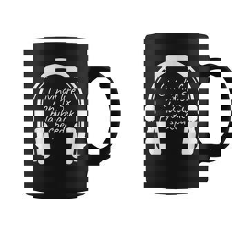 Podcast Playback Speed Addict Graphic Print Coffee Mug - Monsterry