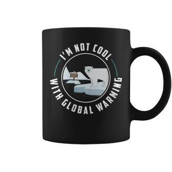 Polar Bear Global Warming Climate Change Activist Coffee Mug - Monsterry