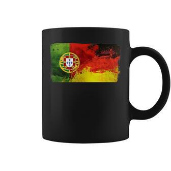 Portugal Deutschland Fusion Football Sport Competition Friends Tassen - Seseable