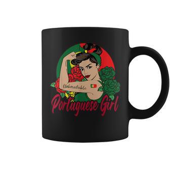 Portuguese Flag For Portuguese Girls Tassen - Geschenkecke