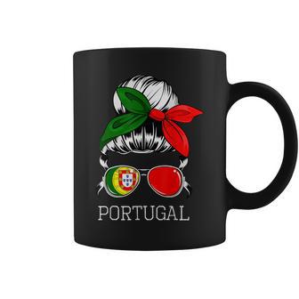 Portuguese Girl Portugal Woman Proud Portugal Flag Bandana Tassen - Geschenkecke