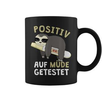 Positiv Auf Müde Testet Sloth Sleep Tassen - Seseable