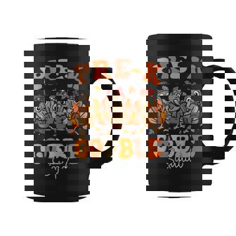 Pre-K Turkey Gobble Squad Thanksgiving Pre-Kindergarten Coffee Mug - Thegiftio UK